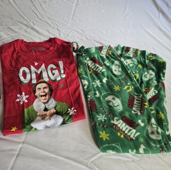 ELF Other - Elf will Ferrell omg santa mens pjs sleepwear pajamas boxed new